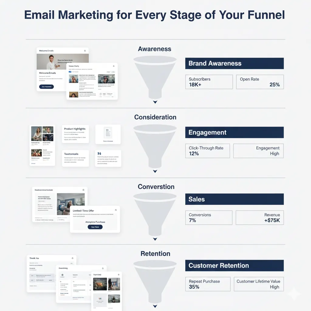 Email Marketing for Every Stage of Your Funnel