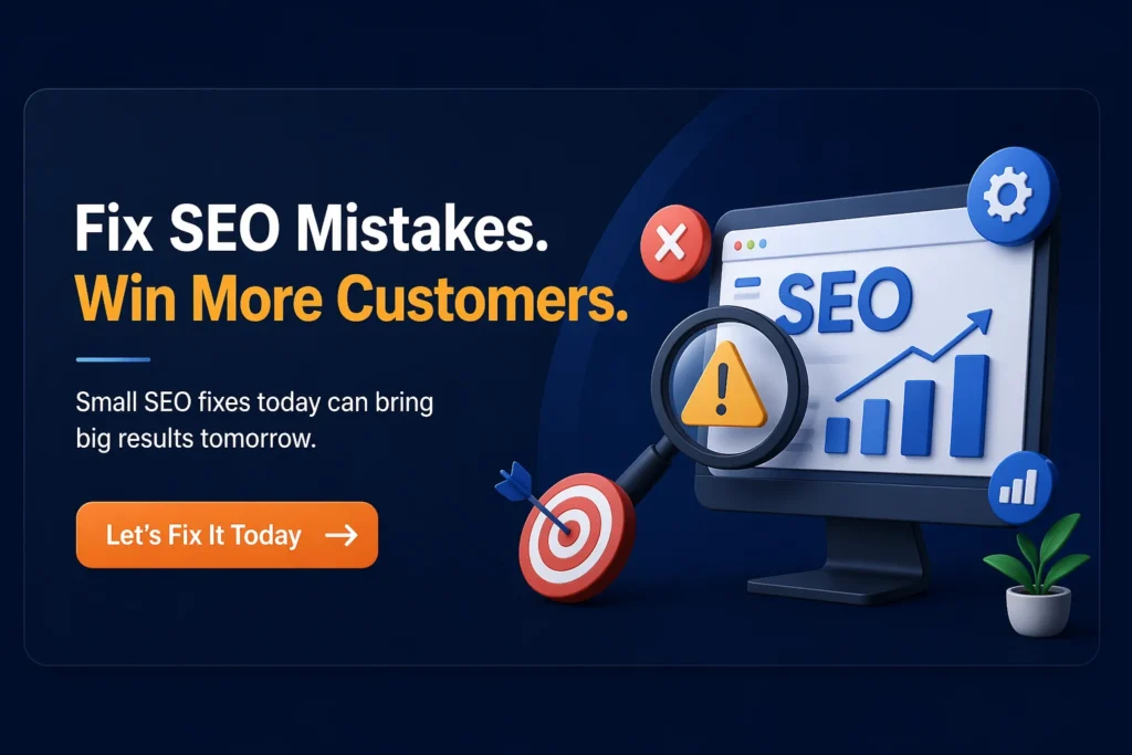 5 SEO Mistakes That Are Costing You Customers
