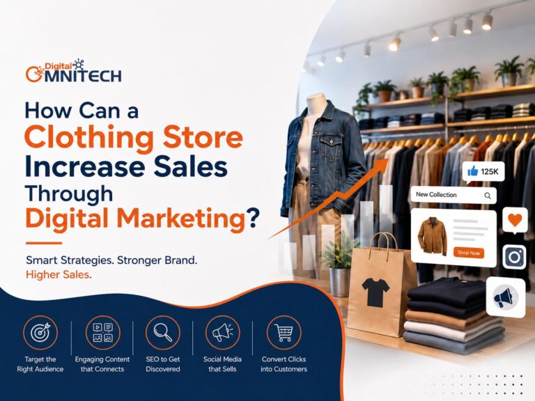 Digital marketing strategies for clothing store sales growth