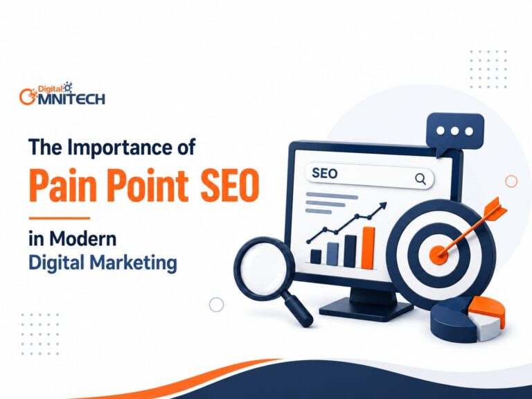 Pain Point SEO digital marketing illustration
