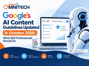 Google’s AI Content Guidelines Updated in October 2026: What SEO Professionals Should Do
