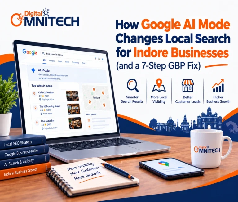 How Google AI Mode Changes Local Search for Indore Businesses (and a 7-Step GBP Fix)