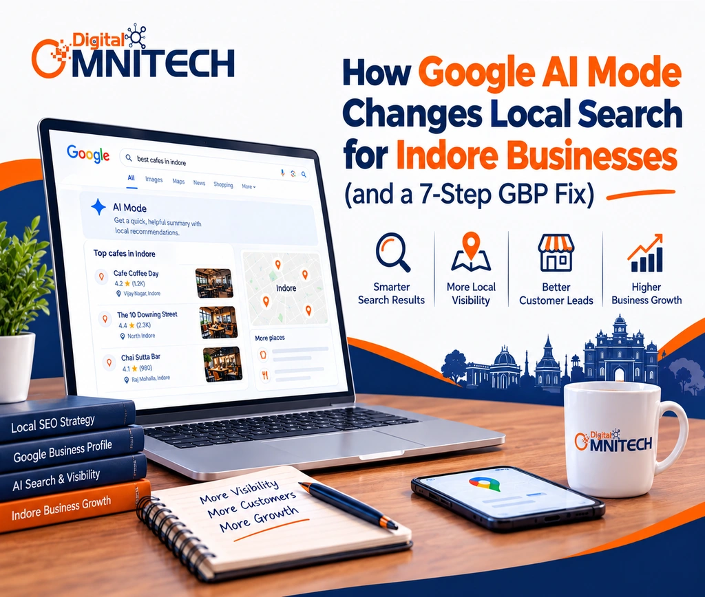 How Google AI Mode Changes Local Search for Indore Businesses (and a 7-Step GBP Fix)